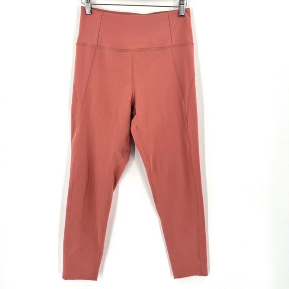Girlfriend Collective Womens High Rise Blush‎ Pink Leggings Size Medium